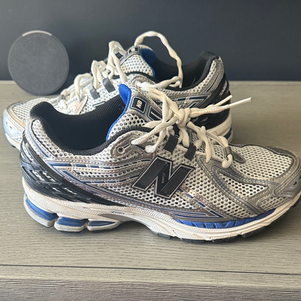 New Balance 1906R Silver and Blue Running Shoes